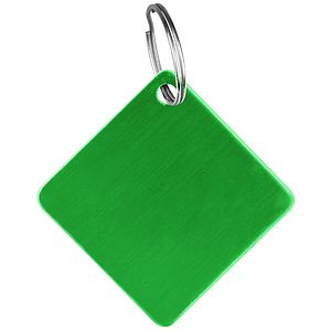 Aluminum Diamond Shaped Key Holder & Dog Tag