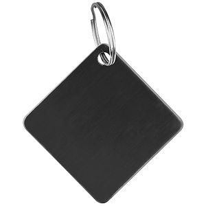 Aluminum Diamond Shaped Key Holder & Dog Tag