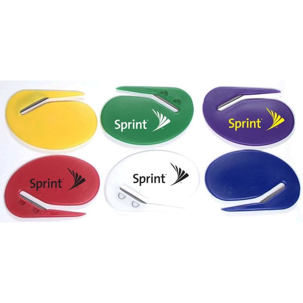 Jumbo size oval letter opener.