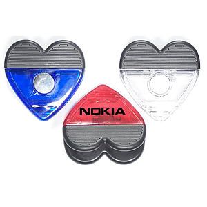 Jumbo size heart shaped magnetic memo clip holder with strong grip