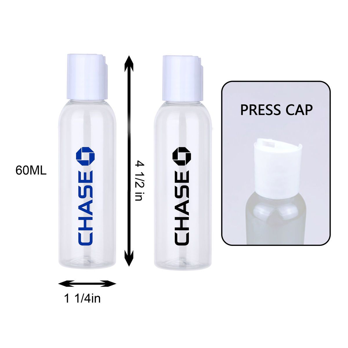 PPE 2 Oz.Gel Bottle for Hand Sanitizer