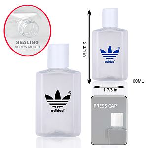 PPE 2 Oz.Square Gel Bottle for Hand Sanitizer