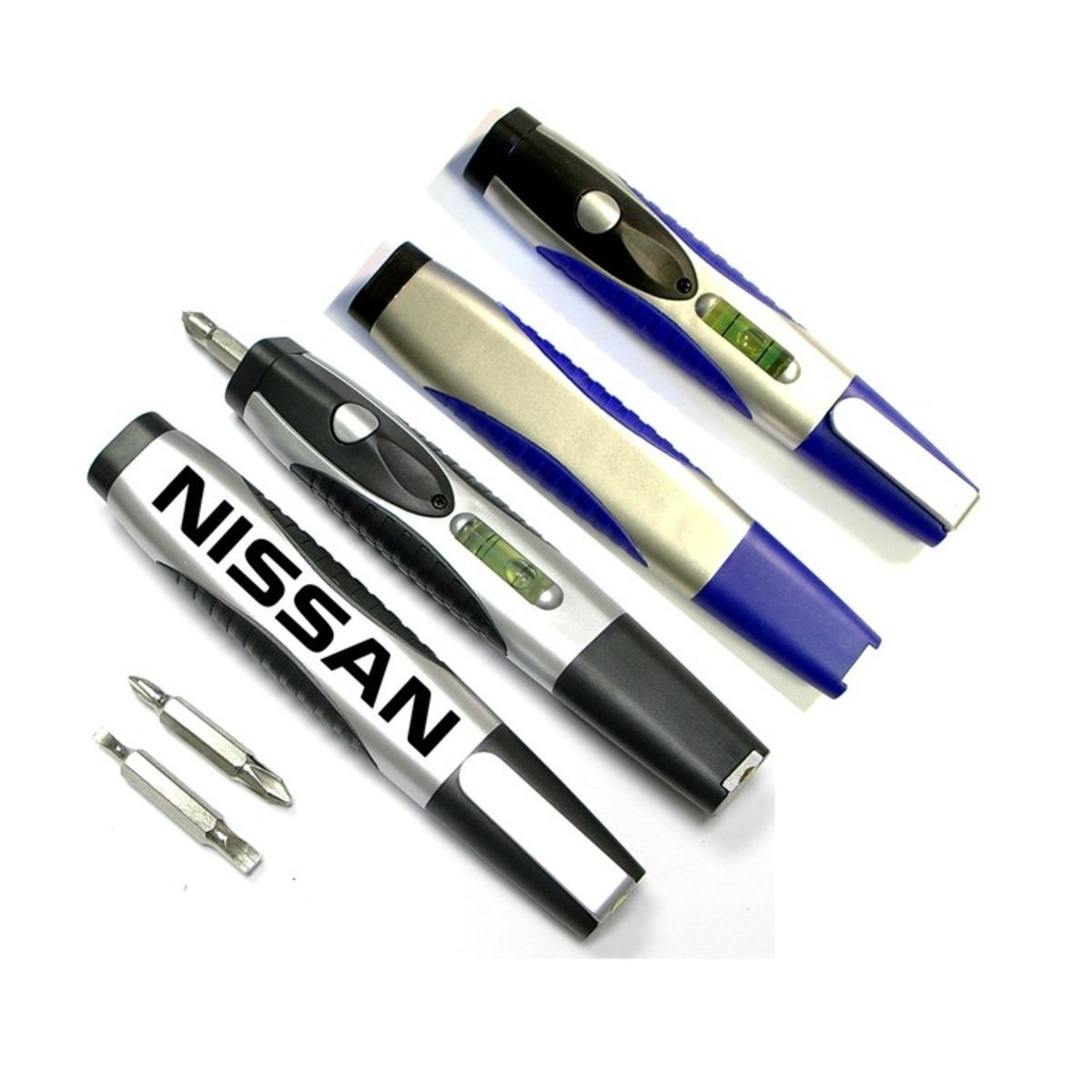 Screwdriver with level and LED flashligh