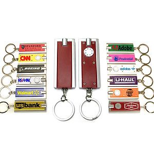 Rectangular Flashlight Key Chain