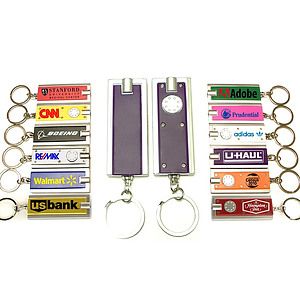 Rectangular Flashlight Key Chain