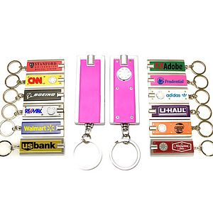 Rectangular Flashlight Key Chain