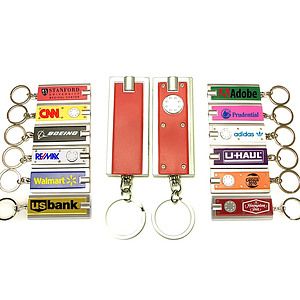Rectangular Flashlight Key Chain