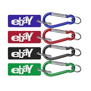 Aluminum Key Holder & Dog Tag with Carabiner