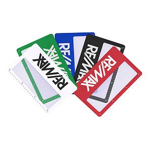 Credit card size paper thin magnifier
