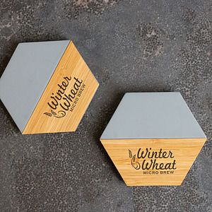 Stick  Stone Coaster Set