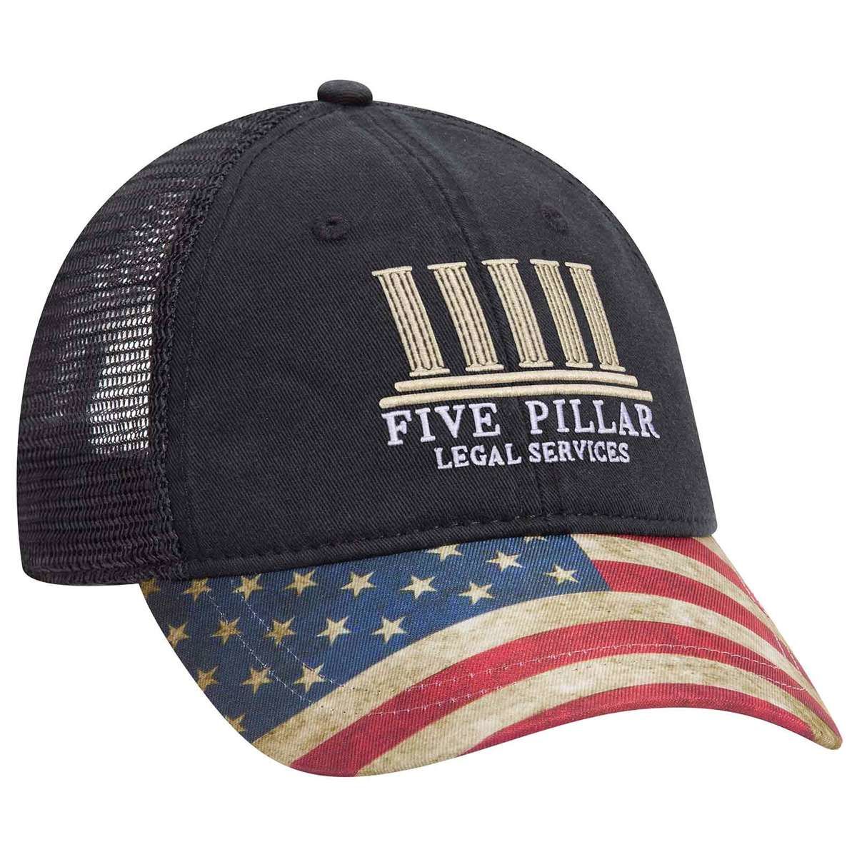 Custom Otto Cap 6 Panel Low Profile Mesh Back Trucker Dad Hat Custom otto cap 6 panel low profile mesh back trucker dad hat