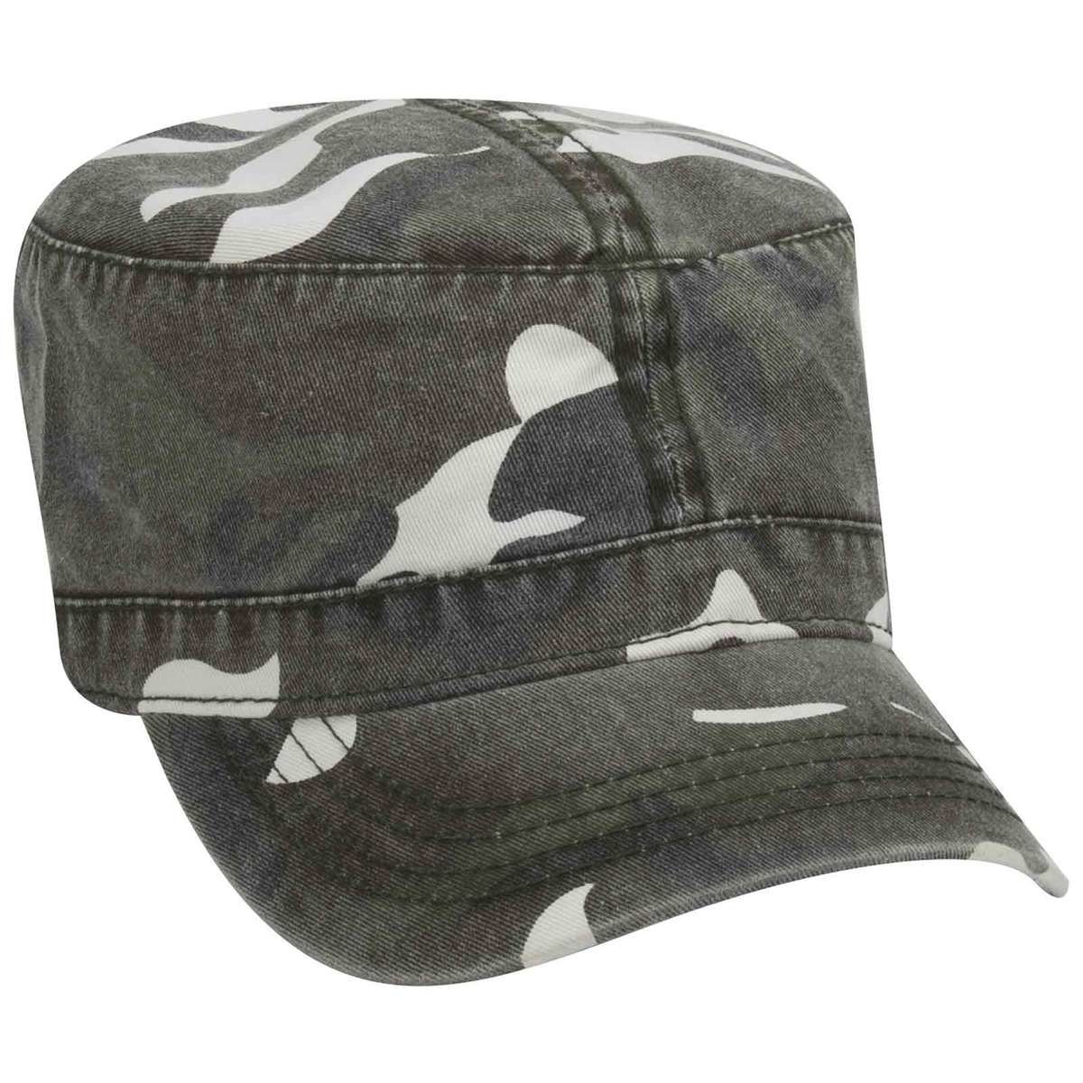 Custom Otto cap camouflage military hat personalized with your custom
