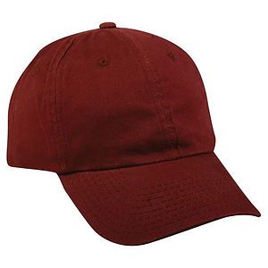 Unstructured Brushed Twill Solid Back Cap