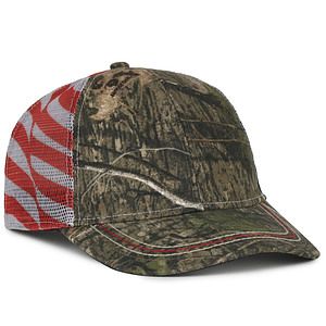 American Flag Camo Mesh Back Cap