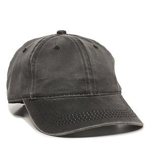 Weathered Cotton Solid Back Cap