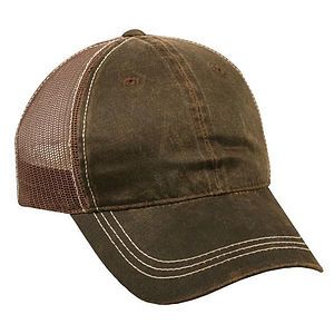 Weathered Cotton Mesh Back Cap