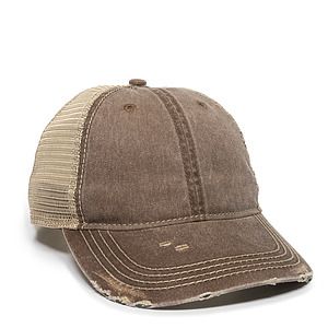 Heavy Distressed Tea-Stained Mesh