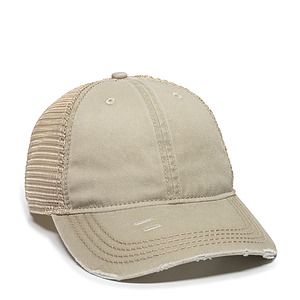 Heavy Distressed Tea-Stained Mesh