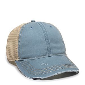 Heavy Distressed Tea-Stained Mesh