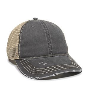 Heavy Distressed Tea-Stained Mesh