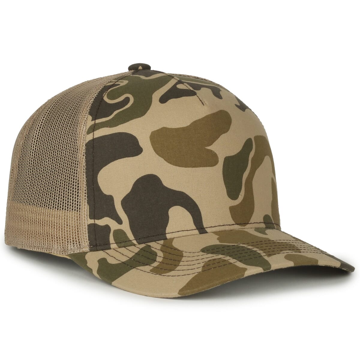 5-Panel Generic Camo Mesh Back Cap