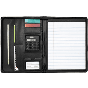 FSC® Mix Manchester Zippered Padfolio