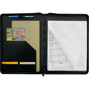 FSC® Mix Windsor Impressions Zip Padfolio