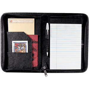 FSC® Mix DuraHyde Jr. Zippered Padfolio
