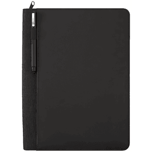 FSC® Mix Vienna Heathered Zippered Padfolio