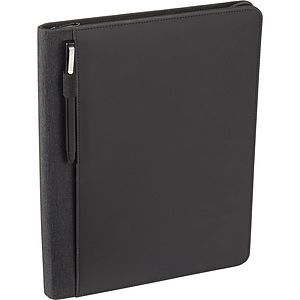 FSC® Mix Vienna Heathered Zippered Padfolio