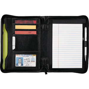 FSC® Mix Renaissance Jr. Zippered Padfolio