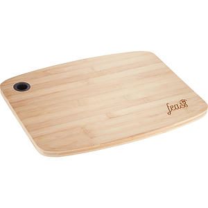 Large Bamboo Cutting Board with Silicone Grip