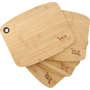 Large Bamboo Cutting Board with Silicone Grip