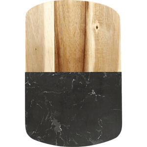 Black Marble Cheese Board Set with Knives