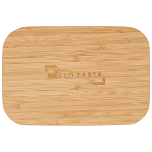 Bamboo Fiber Lunch Box with Cutting Board Lid