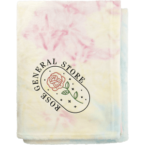 Tie Dye Flannel Fleece Blanket