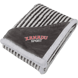 Field &amp; Co.® Chevron Striped Sherpa Blanket