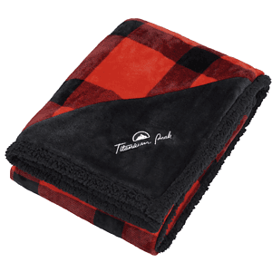 Field &amp; Co.® Buffalo Plaid Sherpa Blanket