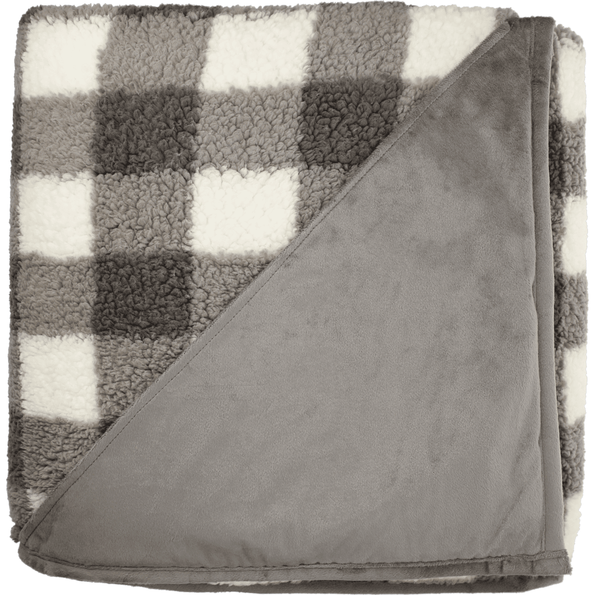 Field & Co.® Double Sided Plaid Sherpa Blanket
