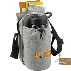 Traver RPET Adjustable Bottle Sling Cooler w/Pouch