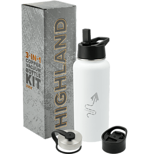 Highland 3-in-1 Copper Vacuum Bottle Kit 32oz