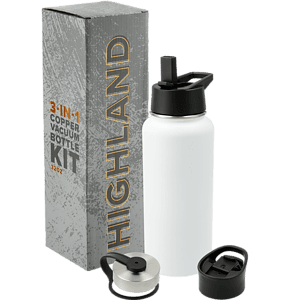 Highland 3-in-1 Copper Vacuum Bottle Kit 32oz