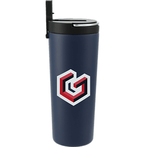Thor Copper Insulated Tumbler 24oz Flip Straw Lid