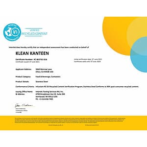 Klean Kanteen Eco TKWide 16oz- Café cap