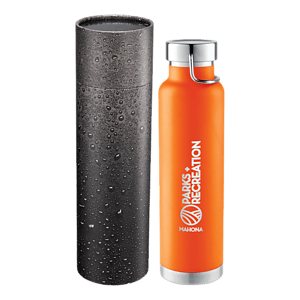 Thor Copper Vac Bottle 22oz With Cylindrical Box