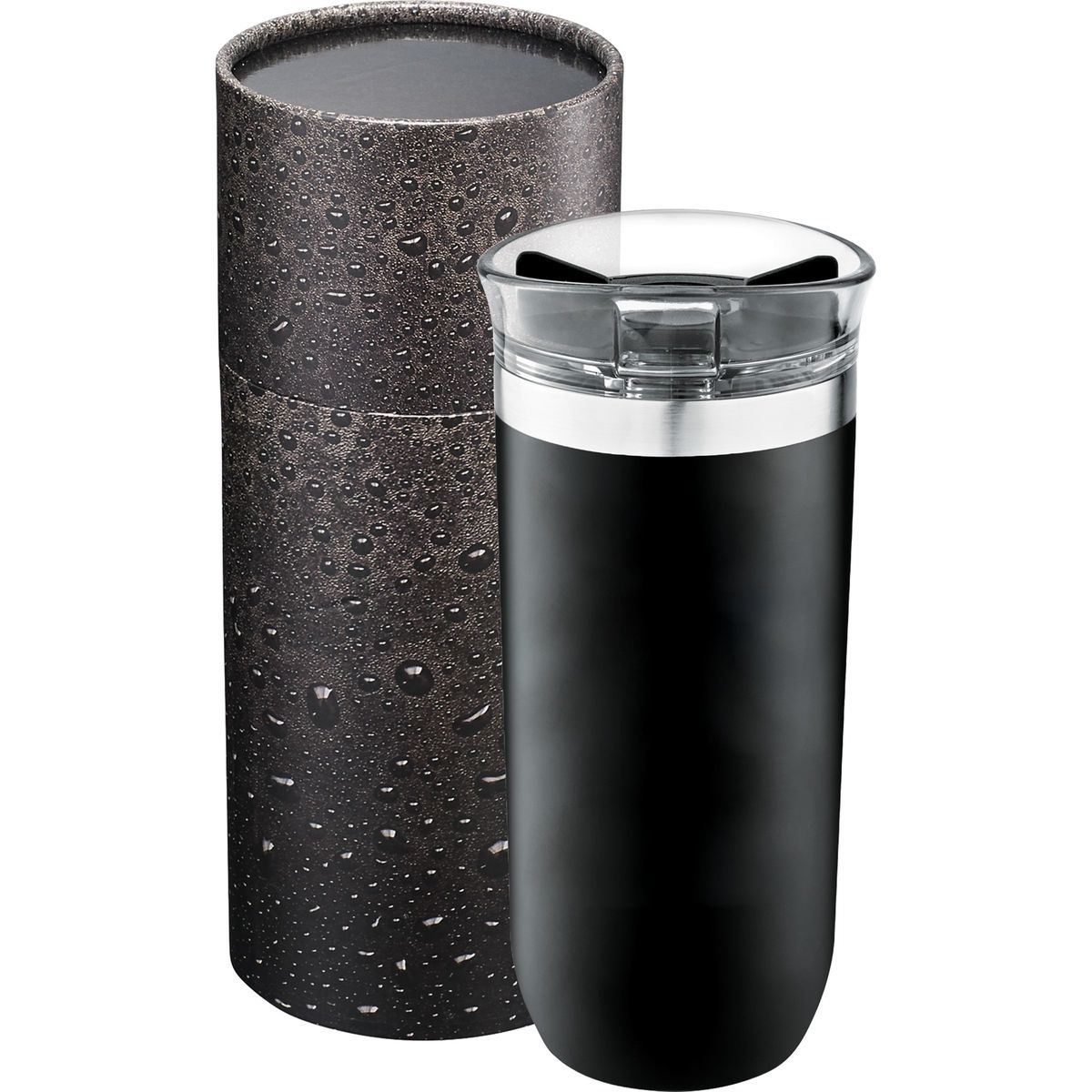 Promotional Twist leak proof tumbler 16oz with cylindrical box