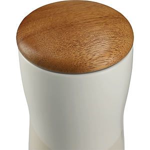 Reno Double Wall Ceramic Tumbler w/Wood Lid 10oz
