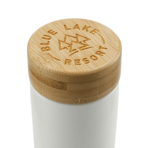 Arlo Ceramic Tumbler with Bamboo lid 11oz