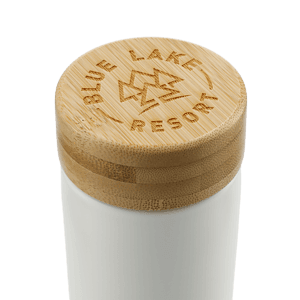 Arlo Ceramic Tumbler with Bamboo lid 11oz