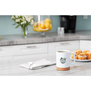 Bates 15oz Ceramic Mug w/ Cork Base